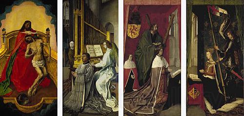 Hugo van der Goes The Trinity Altarpiece Spain oil painting art